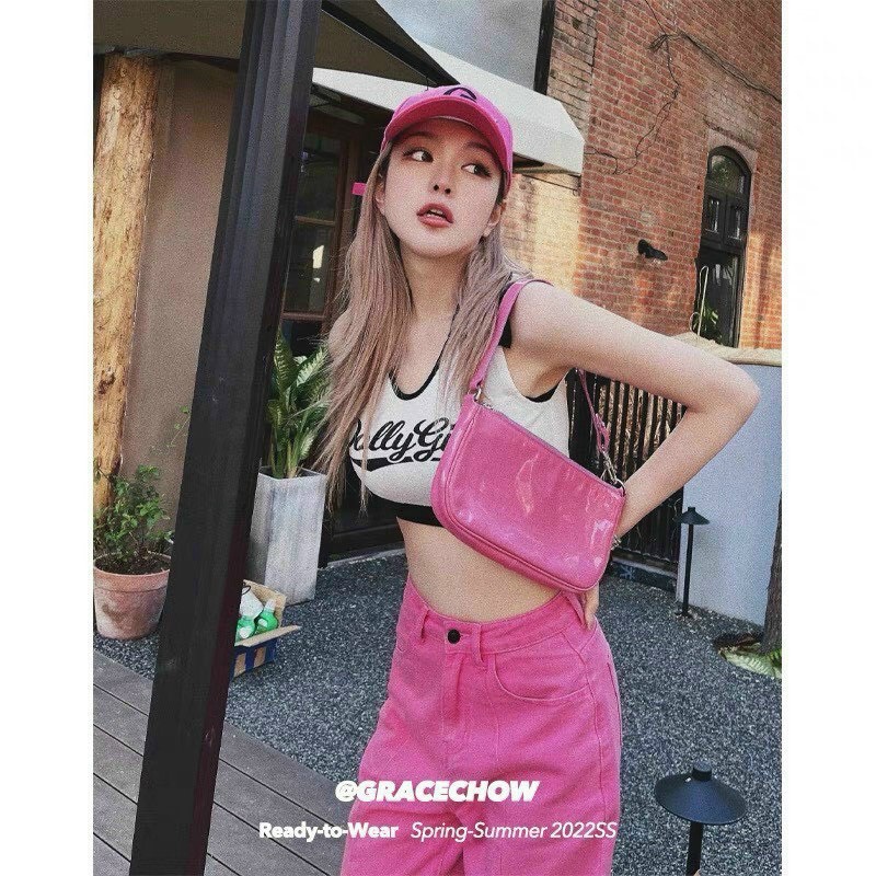 ÁO THUN CROPTOP CỔ BẺ HAI MÀU