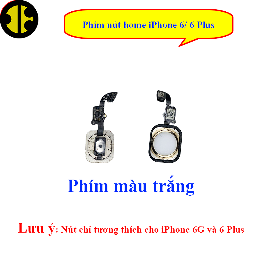 Phím nút home iP 6, 6 Plus, 6S, 6S Plus zin bóc máy.