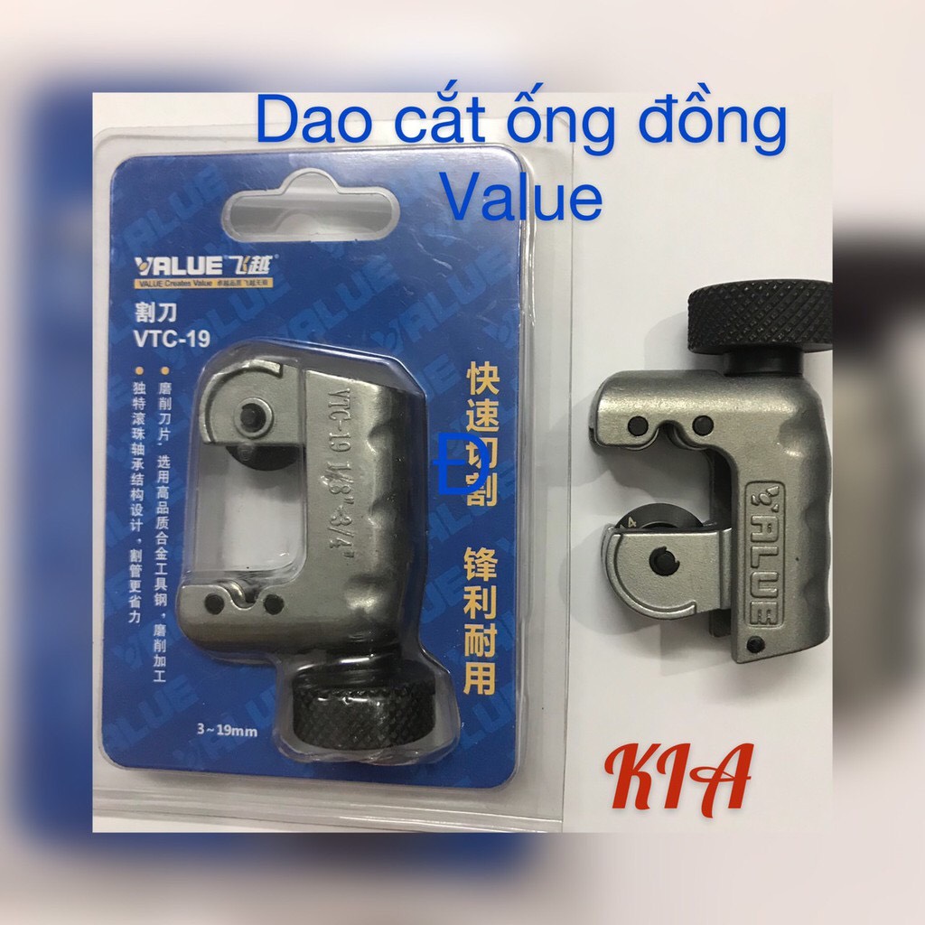 Dao cắt ống đồng value - model vtc 19 - model vtc 28 - model vtc 42
