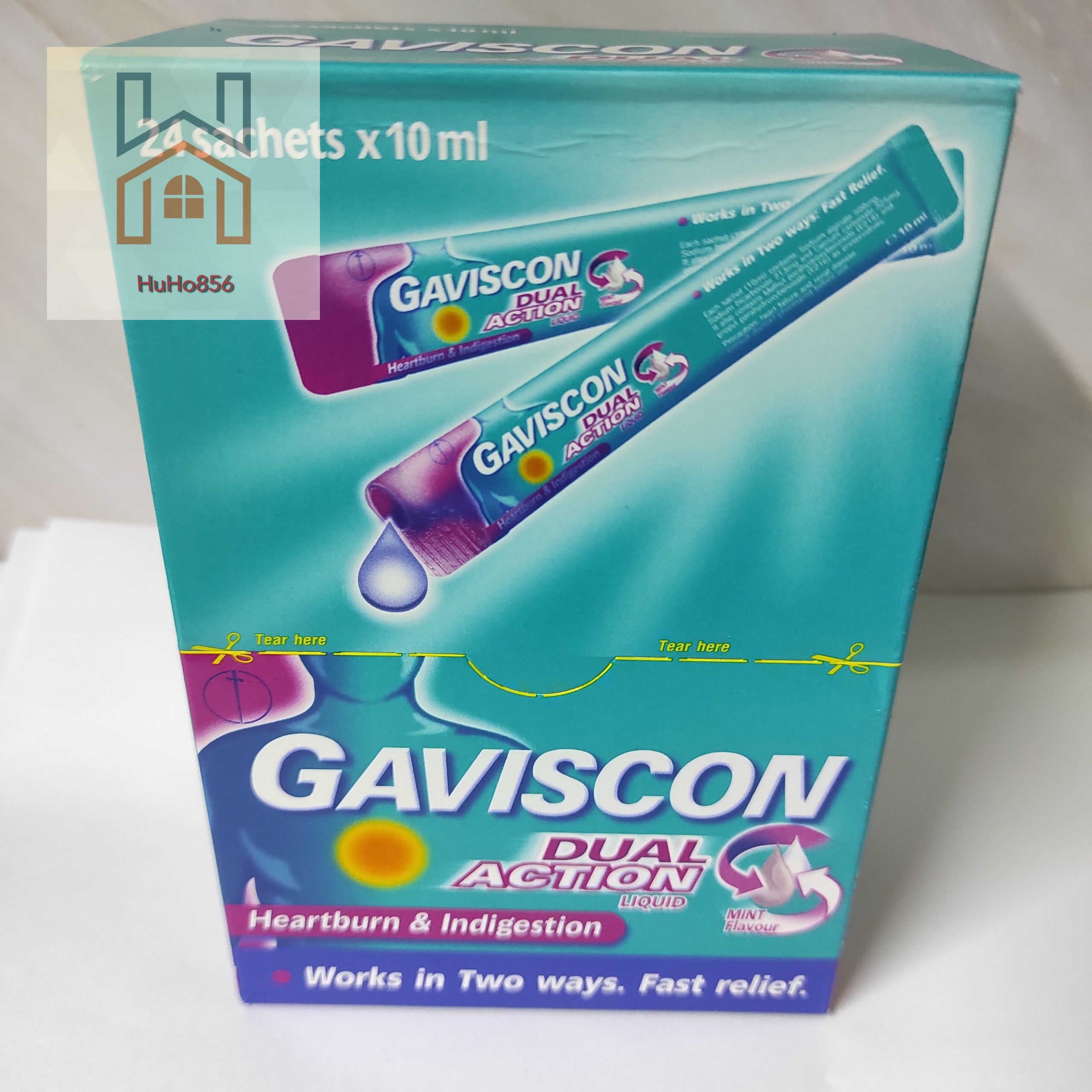 Gaviscon Dual Action 24 Gói X 10Ml