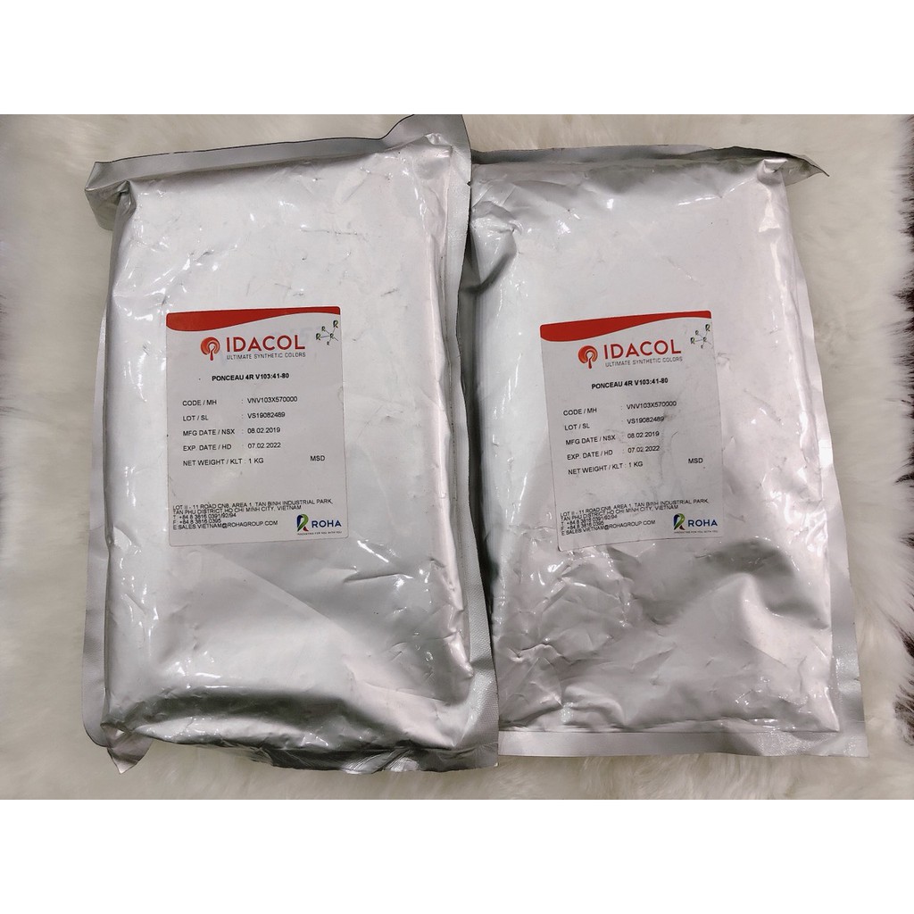 [ Màu đỏ cờ PONCEAU 4R ] - Chất tạo màu đỏ cờ dùng trong thực phẩm