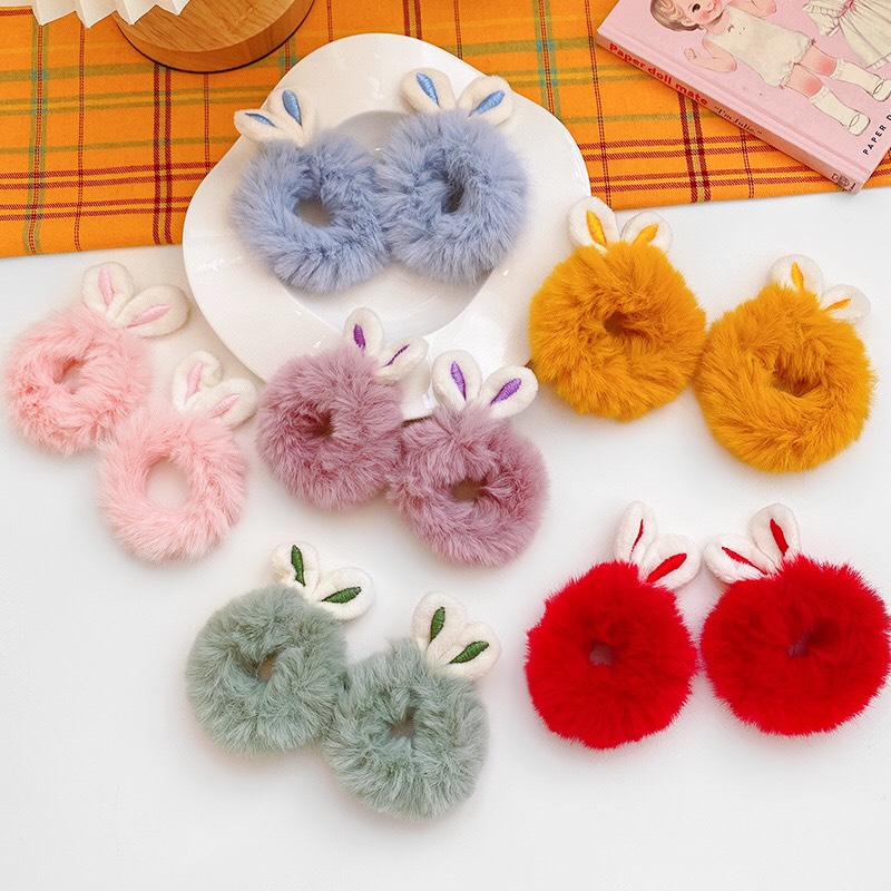 Buộc Tóc Tai Thỏ Đáng Yêu Style Hàn Quốc Dễ Thương Cho Bé HOT TREND PKTL0067