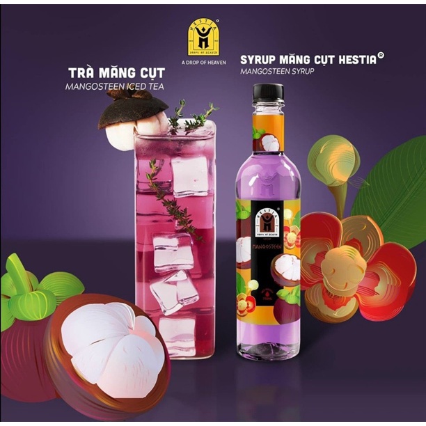 SYRUP HESTIA CHÔM CHÔM - RAMBUTAN 750ML