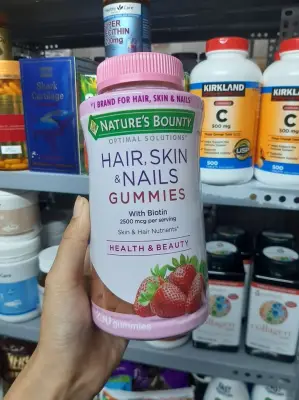 [HCM]Kẹo dẻo làm đẹp da móng và tóc Nature’s Bounty Hair Skin & Nails Gummies