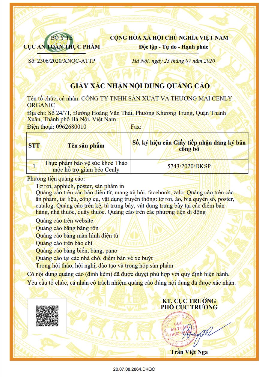 Giảm Cân Cenly 15 Viên Chính Hãng ( Tặng 15 Viên Detox Giúp Giảm Cân Gấp 2x )