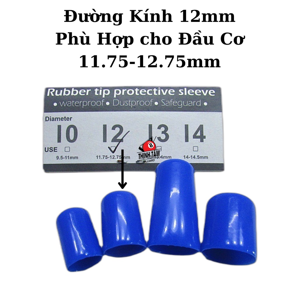 [THỊNH TÂM] Chụp Bảo Vệ Đầu Cơ Bida, Chụp Cao Su, Silicon Cao Cấp [ Su Chụp Đầu Cơ ]