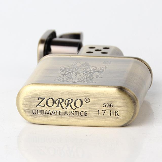 Bật lửa xăng đá hình quan công Z506-607B  Bật lửa Zorro Z506 ( Không Xăng )