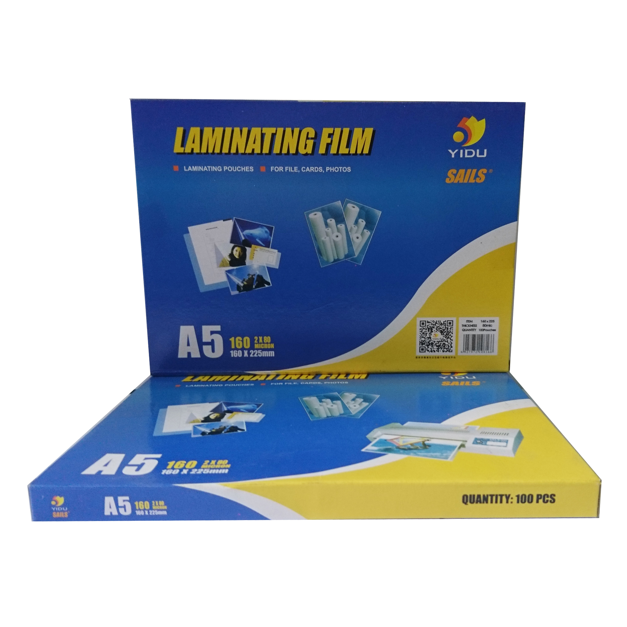 Ép Plastic A5 YIDU 80mic(Laminating Film) - Ép Plastic A4 YIDU 80mic(Laminating Film)