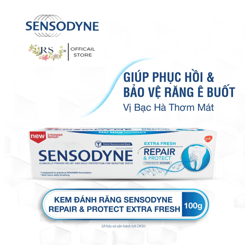 Kem Đánh Răng Sensodyne Repair & Protect Extra Fresh 100g