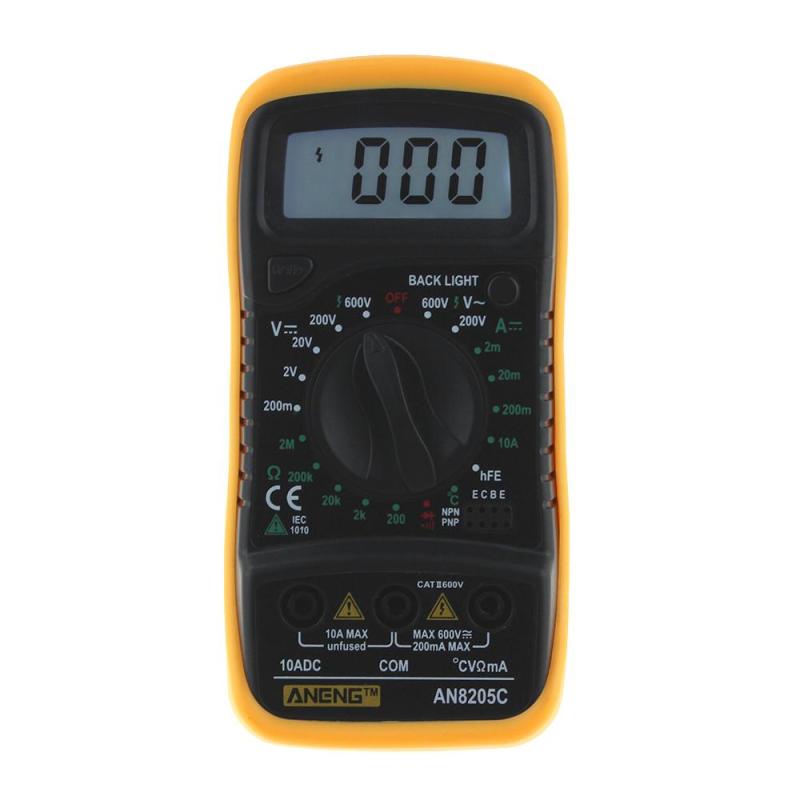 Professional Digital Multimeter With Temperature Voltage Measuring Tool
