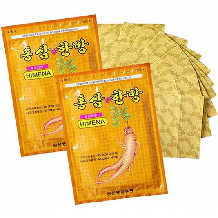 Cao Dán Sâm HIMENA Chính Hãng Hàn Quốc, Túi 20 miếng