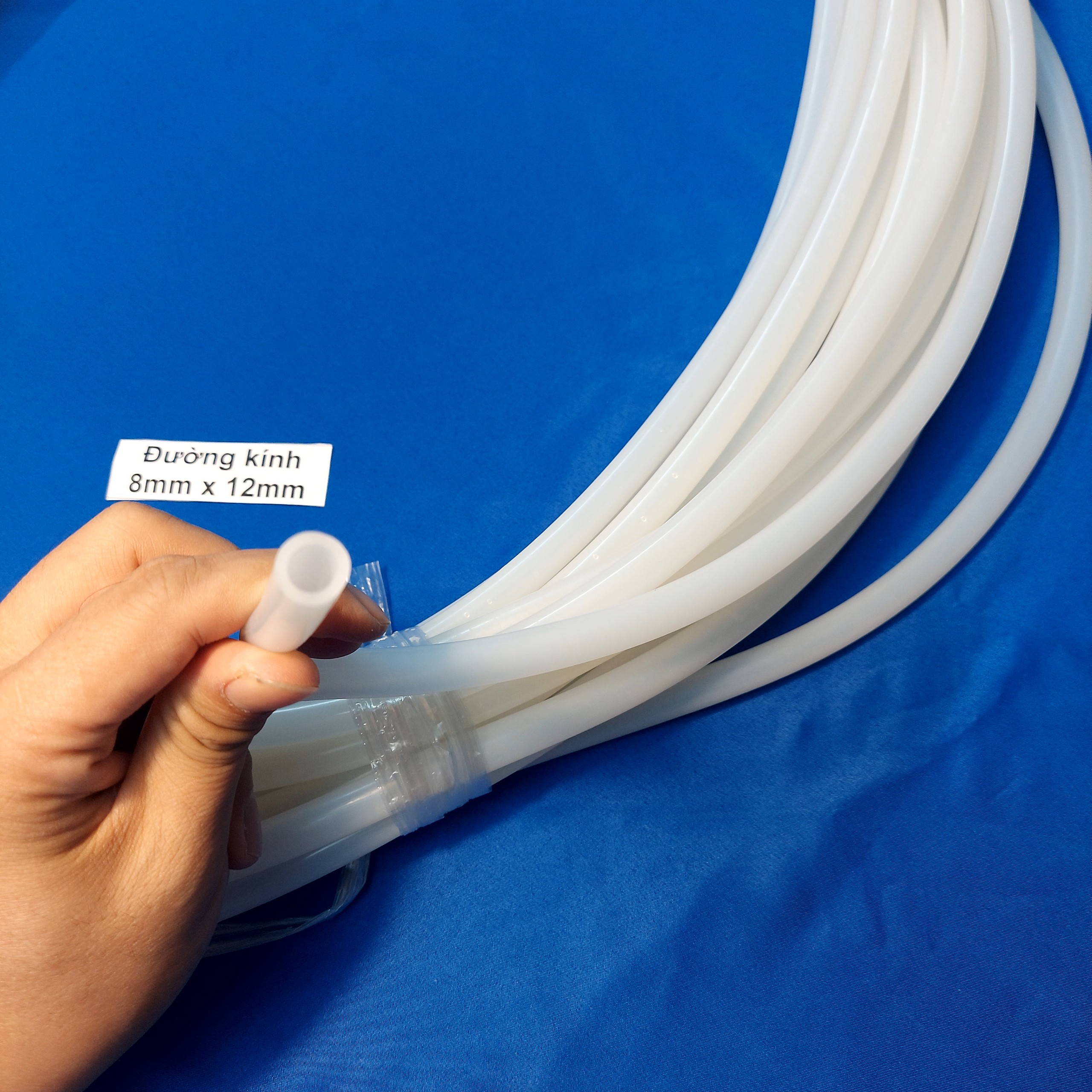 Ống dây tio silicon phi 8 (đường kính 8mm x 12mm)