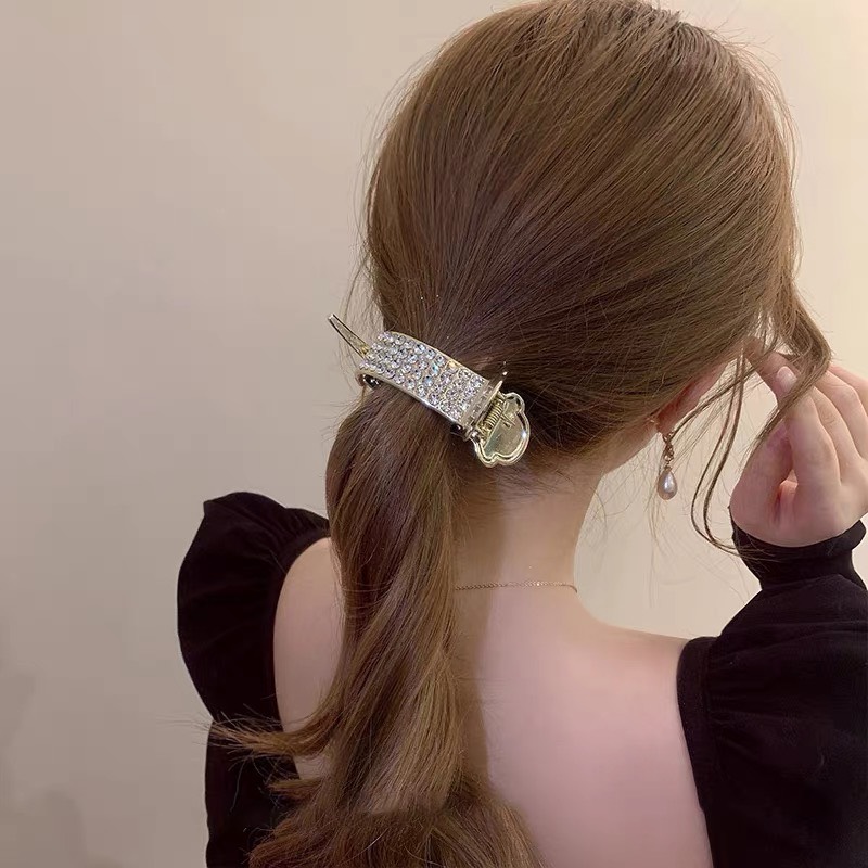 Kẹp Tóc Cá Mập Cỡ Lớn Phong Cách Hàn Quốc-phukienteen
