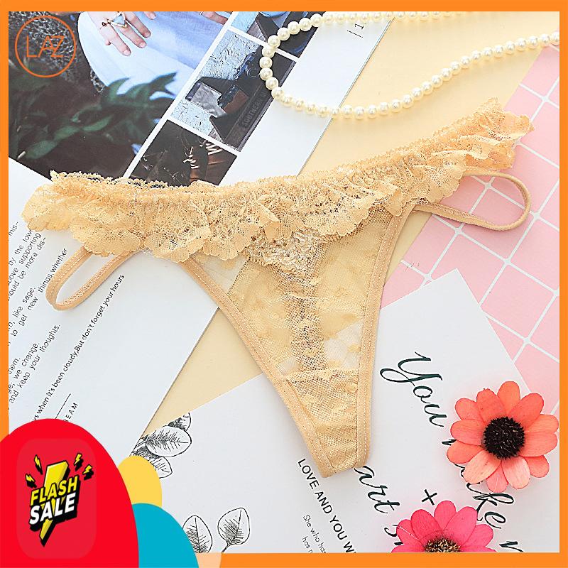 Quần lót lọt khe - Quần lót ren nữ phối dây sexy - Chất liệu ren mềm mịn, mẫu mới DNL022