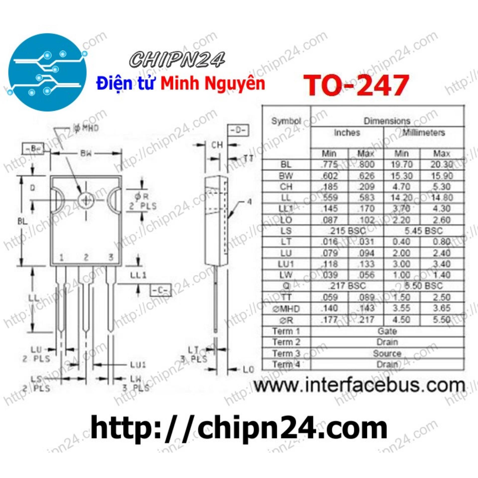 [1 con] (KT2) IGBT 80N60 TO-247 80A 600V Kênh N (G80N60UFD SGH80N60UFD) - HH003804