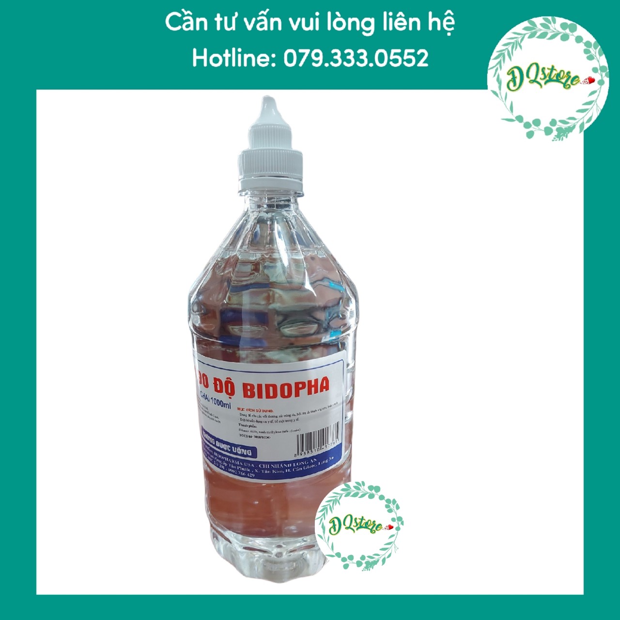 Cồn 90 độ bidopha - 1000ml