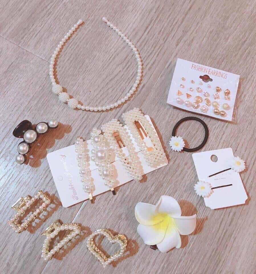 Combo 23 kẹp ngọc trai