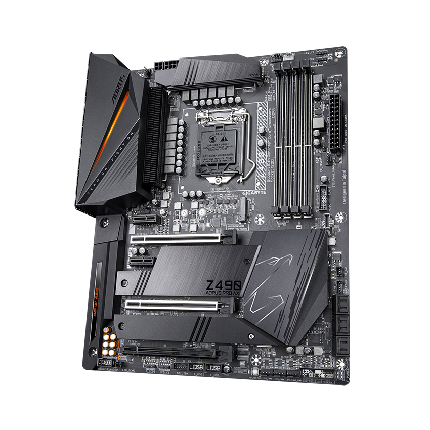 Mainboard GIGABYTE Z490 AORUS PRO AX (Intel Z490, Socket 1200, ATX, 4 khe RAM DDR4)