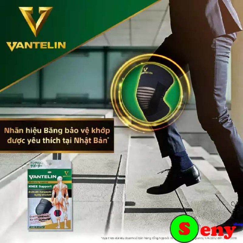 Băng Bảo Vệ Khớp Gối Bó Gối Vantelin Hỗ Trợ Chơi Thể Thao Và Đau Mỏi Khớp Gối Support Knee