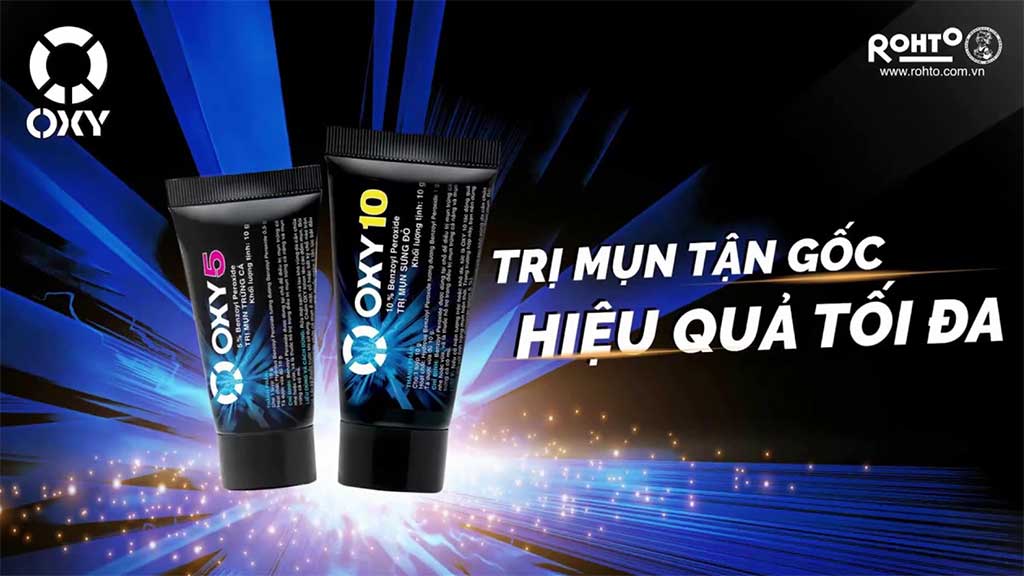 Gel bôi mụn OXY 5 - OXY 10 (tuýp 10g)