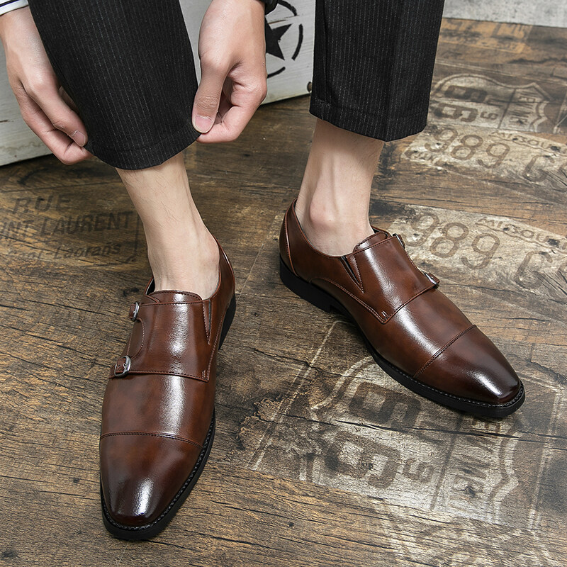Giày Tây Da Nam Clarks CitistrideMonk826