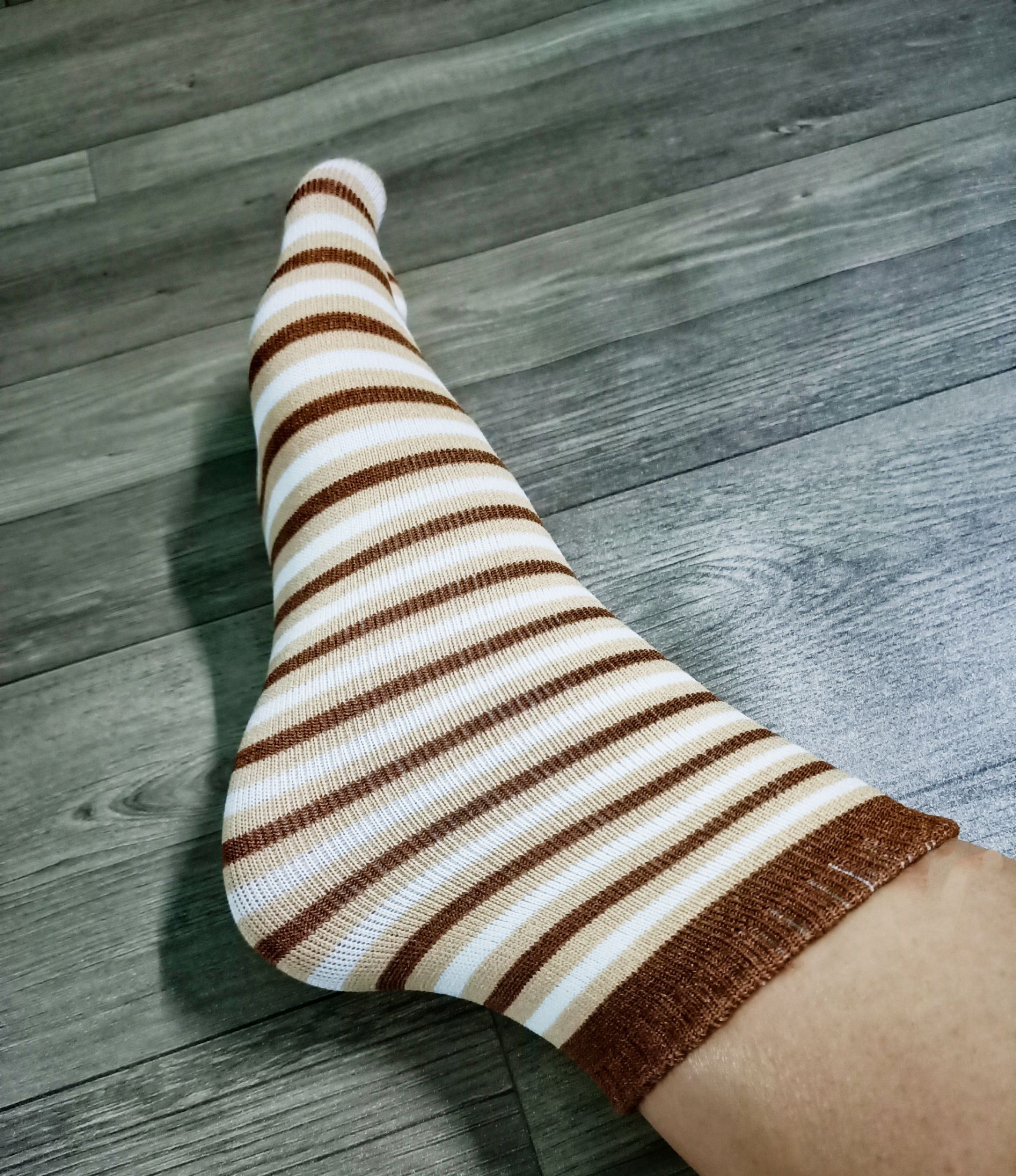 2 đôi Vớ nữ kẻ sọc xỏ ngón