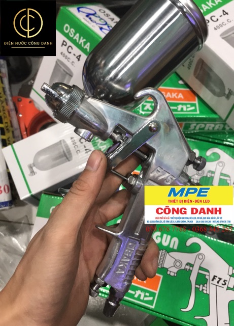 Súng phun sơn OSAKA F75( bình 300cc) chính hãng