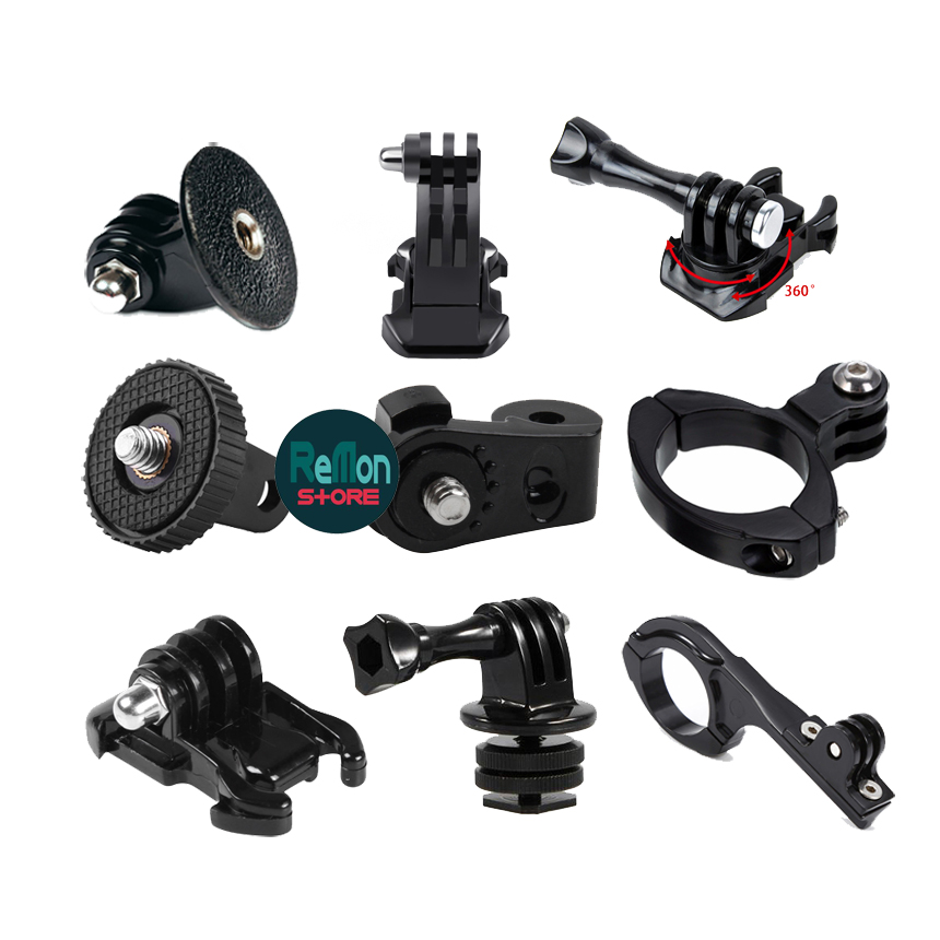 Đủ các loại Mount Ngàm gắn Ốc Vít Khóa Chốt Lẫy cho Gopro Hero 11 10 9 8 7 6 5 4 3 và Sony Osmo Action Cam
