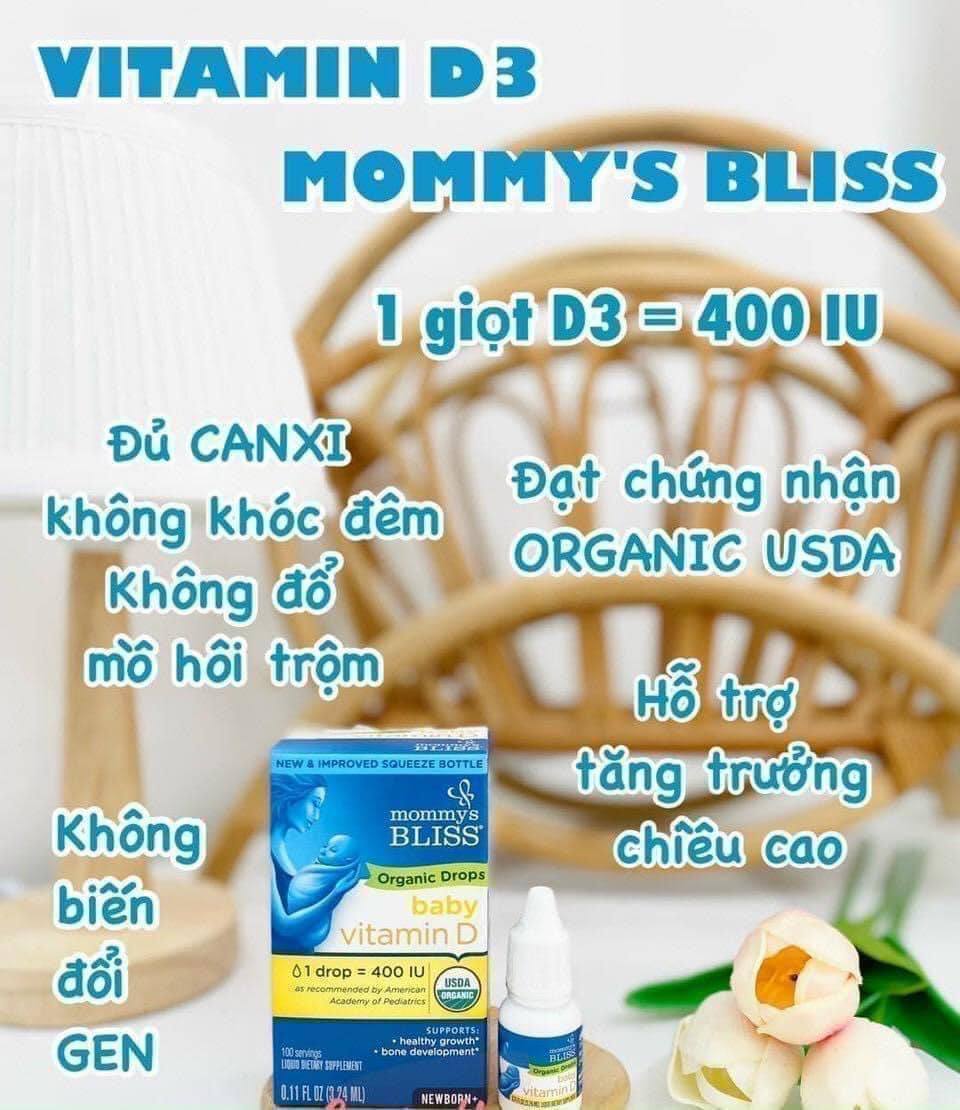 Vitamin D & Vitamin K2D3 cho bé Châu Âu