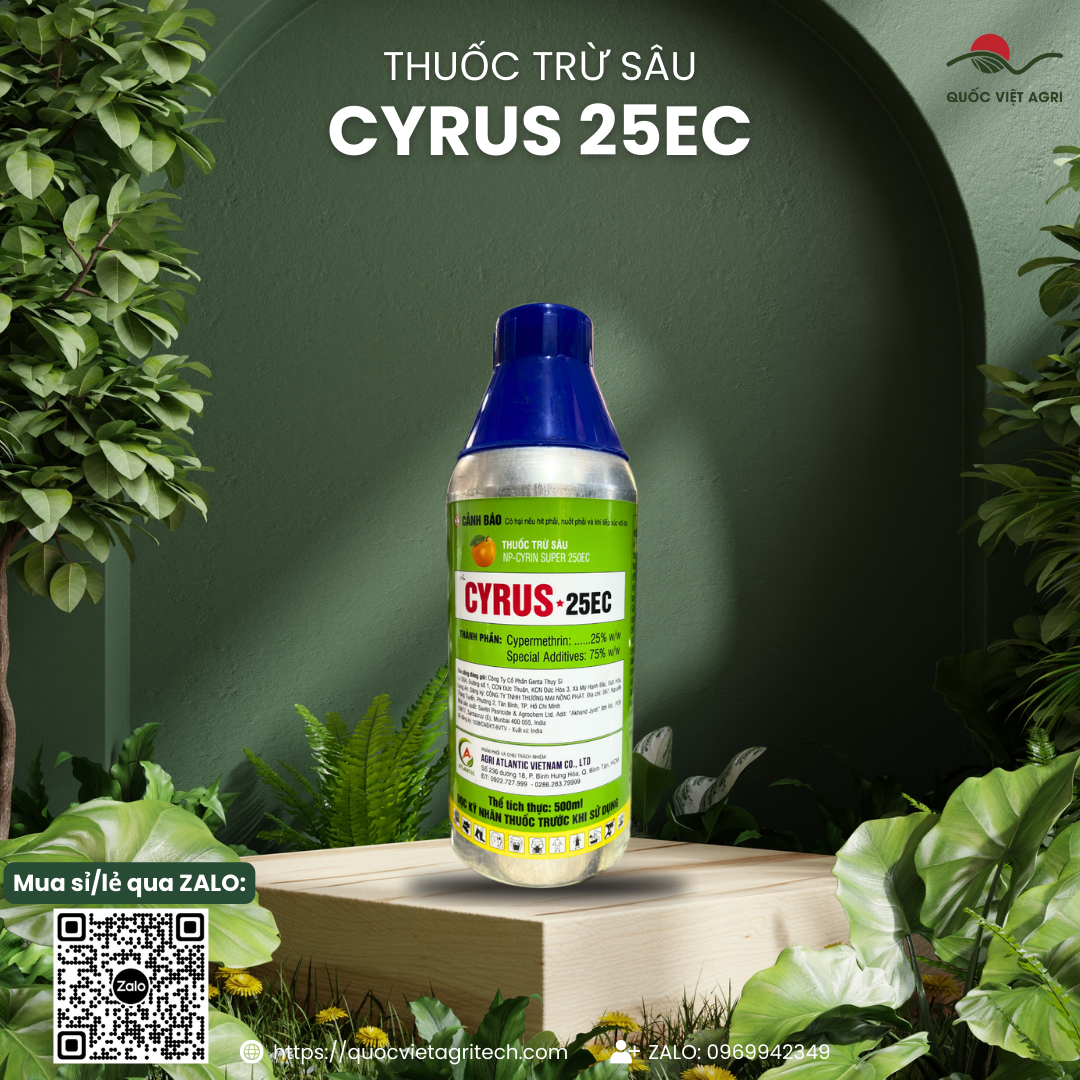 Thuốc trừ sâu - cyrus 25ec -