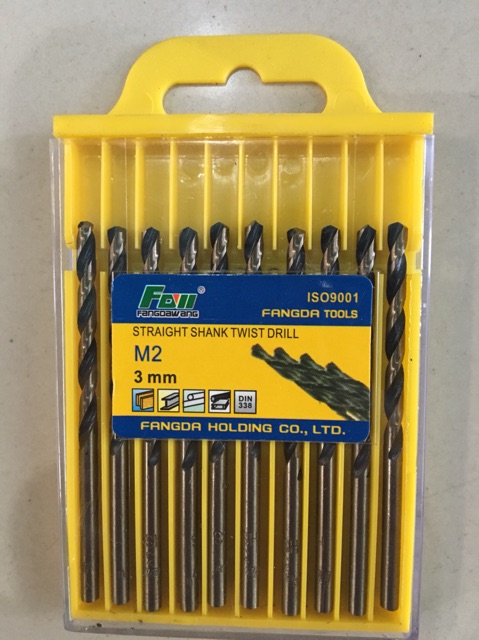 Mũi khoan sắt Favi (3.0-5.5mm) [ Có Sẵn ] [ Shop tự chụp - Ảnh thật ]