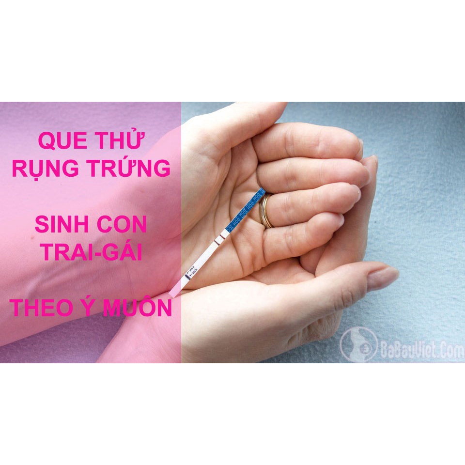 Combo 12 Que Thử Rụng Trứng Ovulation (Lh) Test Strip