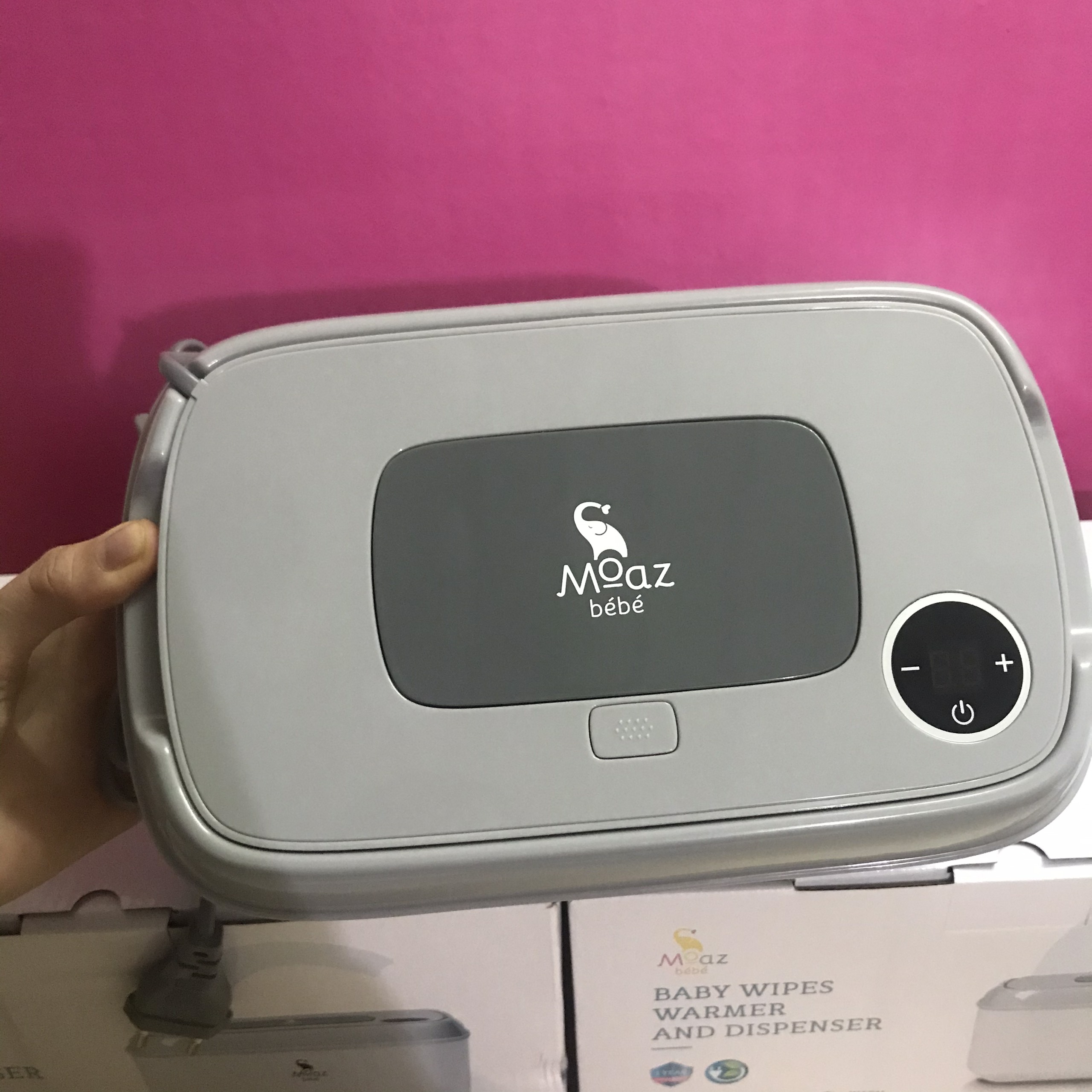 Máy làm ấm khăn ướt MOAZ BEBE