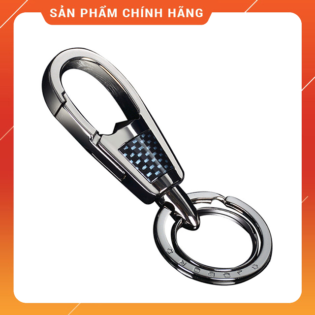 Móc khóa JOBON ZB-100 Móc Chìa Khóa Ô Tô Xe Máy Cao Cấp Gài Thắt Lưng Tiện Lợi Đẹp Độc Lạ ( HAI MÀU VÀNG - XÁM ĐEN GIAO MÀU NGẪU NHIÊN )