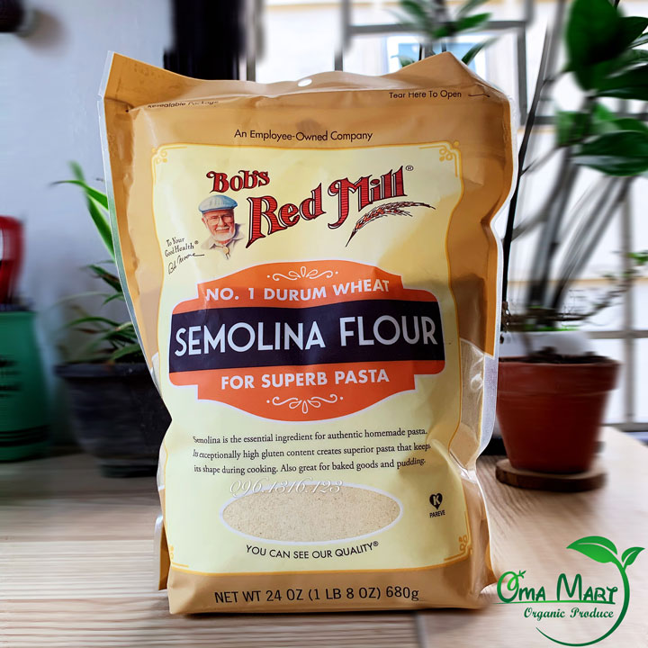 Bột mì Semolina (non-GMO) Bob's Red Mill 680g