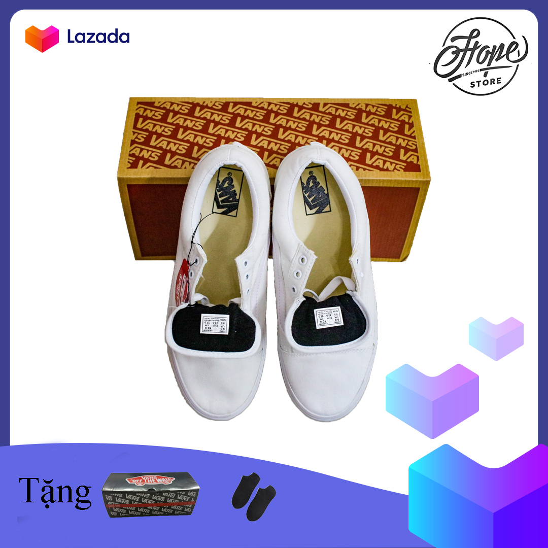 Giày thể thao sneaker nam nữ Vans Old Skool Trăng [ Tặng Box + Vớ ]