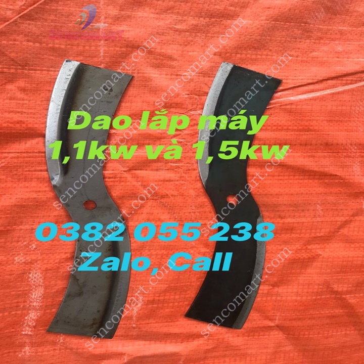 Lưỡi dao lắp cho máy băm cỏ, băm chuối 1.5kw