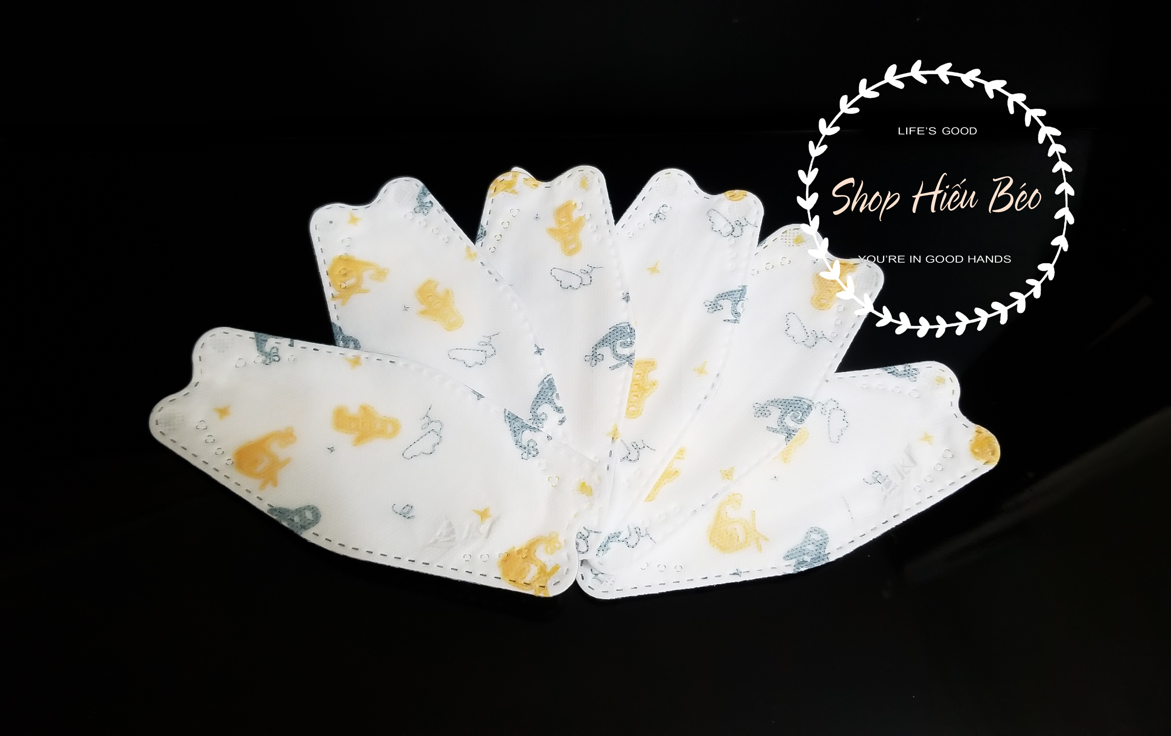(Trẻ Em) khẩu trang y tế 3d dành cho bé cute