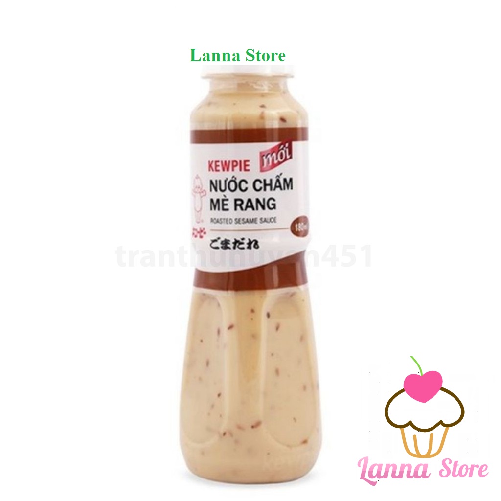 [HCM] Nước chấm mè rang sốt mè rang Kewpie chai 180 ml