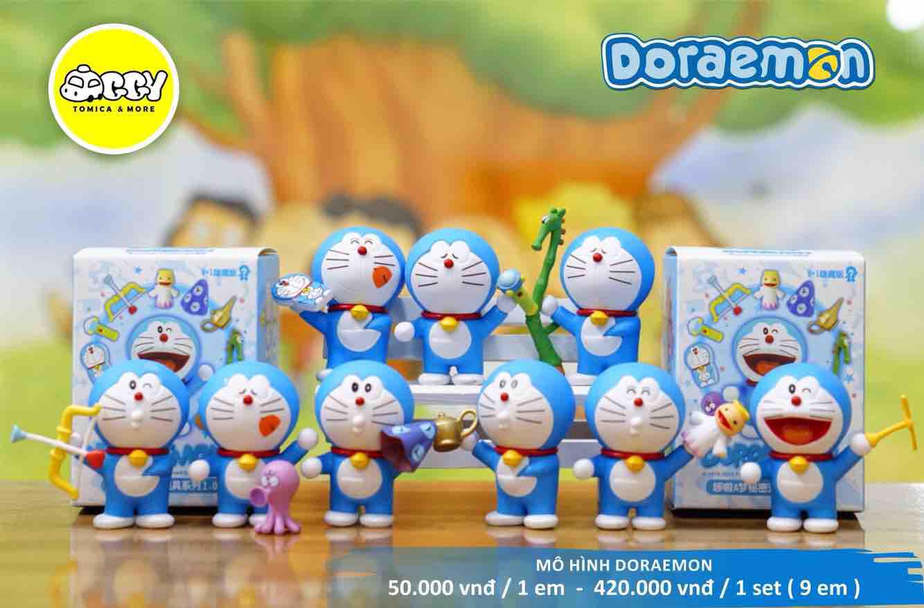 [HCM]Bộ mô hình Doraemon và bảo bối