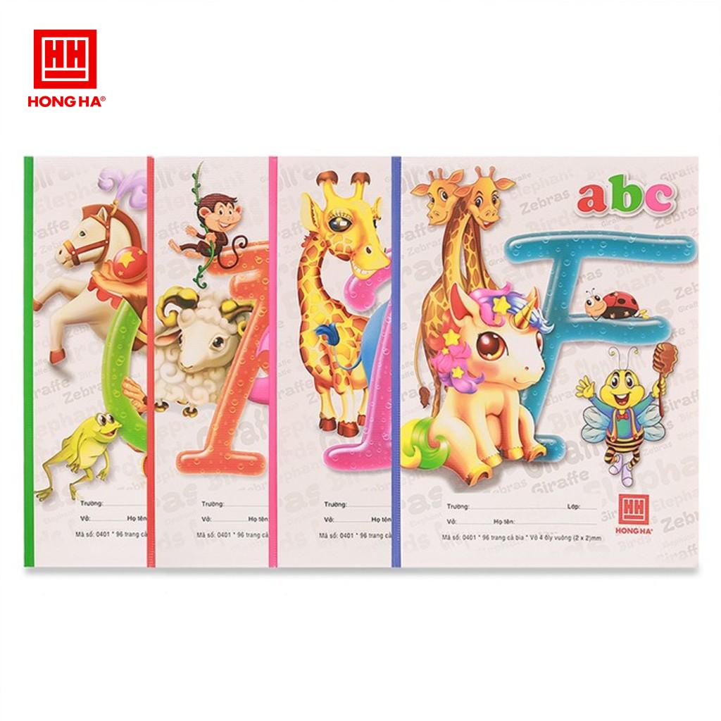 Vở 4 ô ly 96 trang class abc 0401
