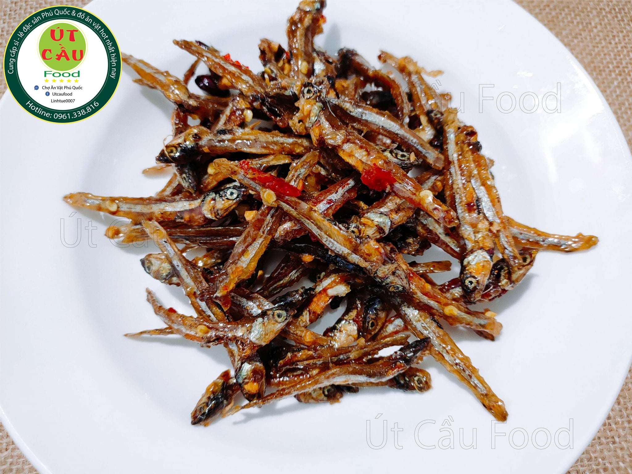 250Gram Khô Cá Cơm Phú Quốc Phơi Ghe