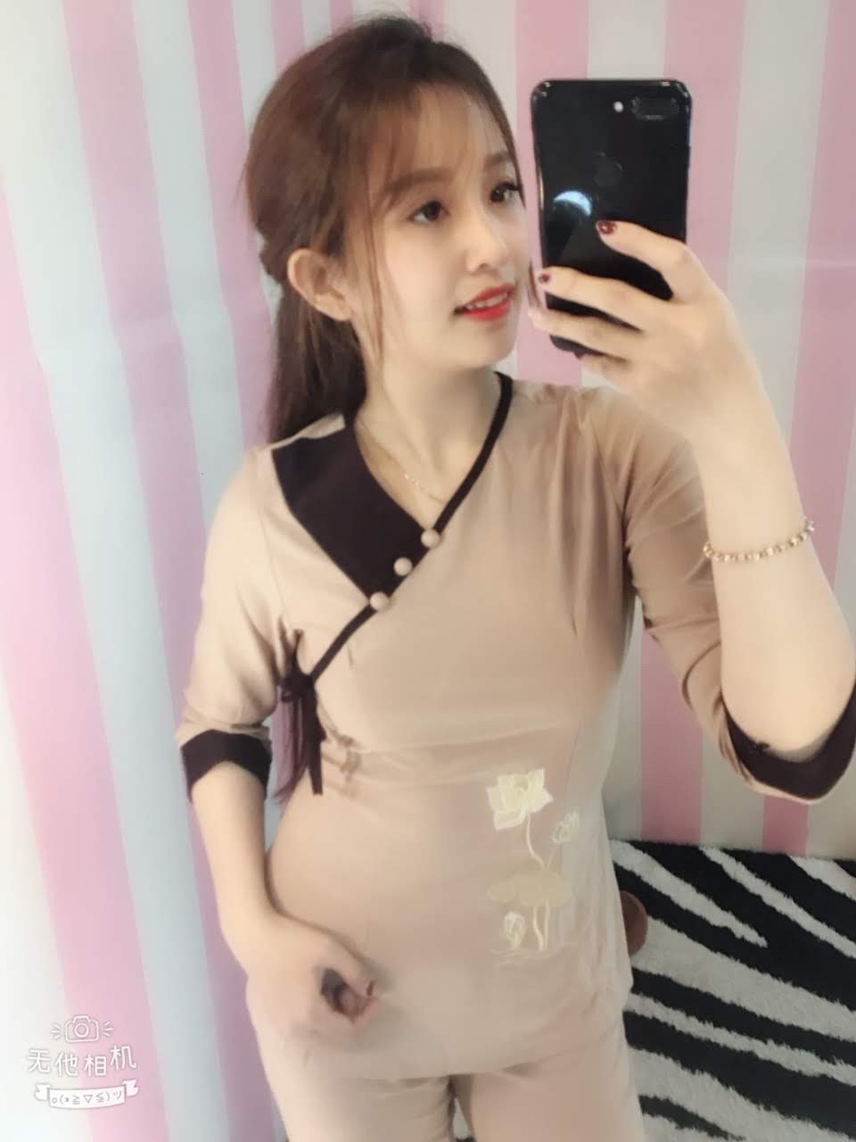 [HCM]Đồ lam di chùa mẫu thun nơ