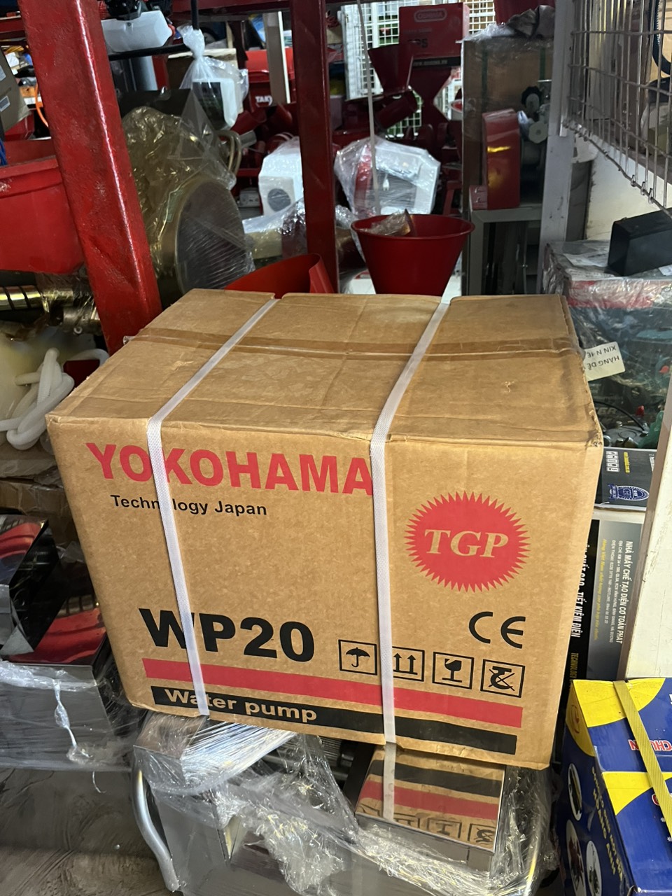 [HCM]Máy bơm nước chạy xăng YOKOHAMA WP30 động cơ 6.5 HP (YK80)