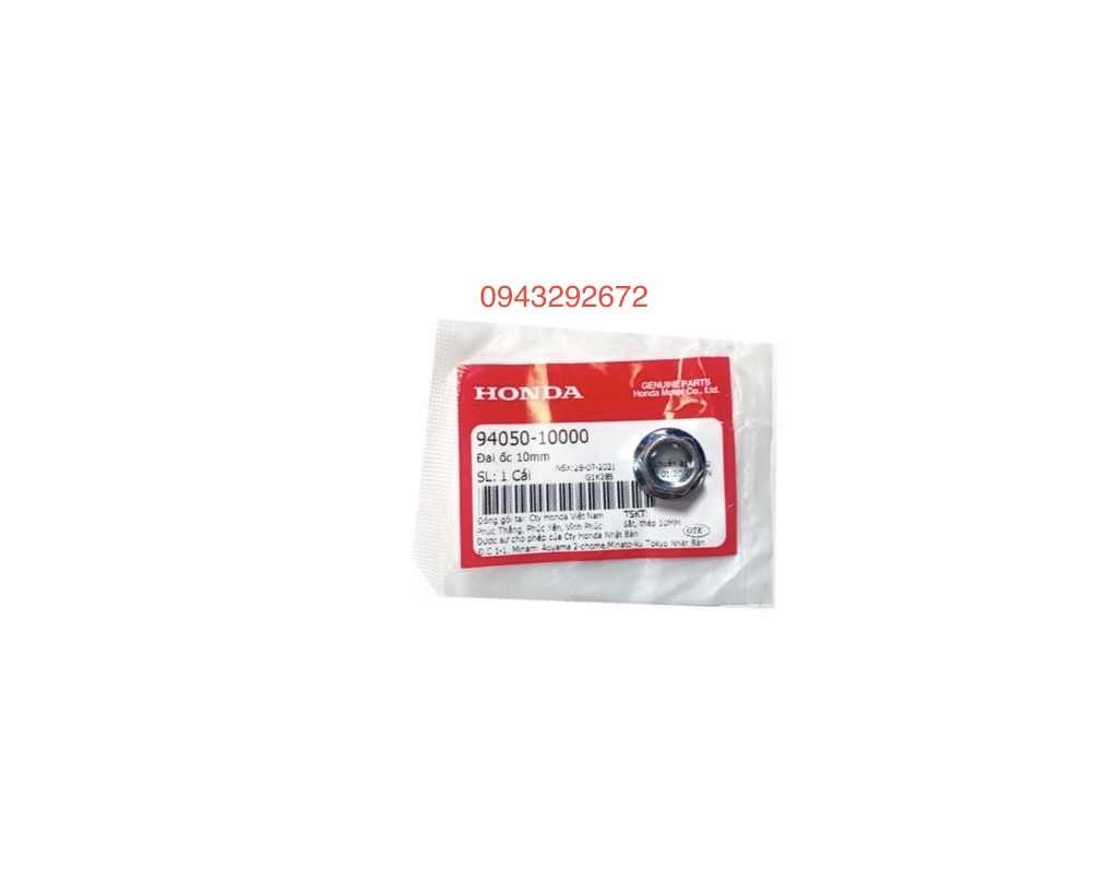 Đai Ốc Honda 10mm Dùng Chung Nhiều Xe ( 9405010000 )