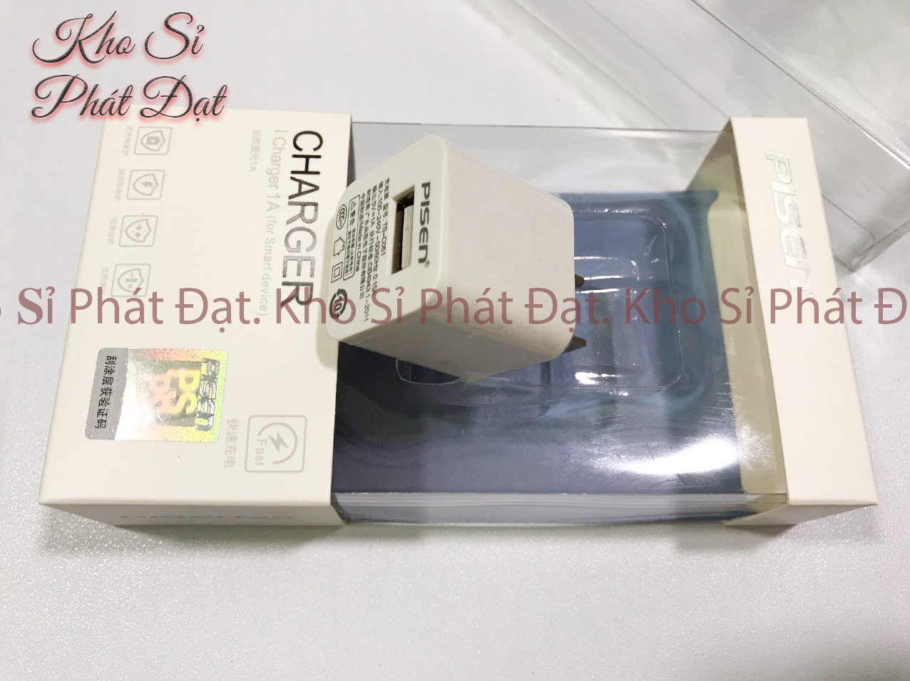 [HCM]Cốc sạc pisen 1A cho các đời iphone - Sạc điện thoại (Trắng)