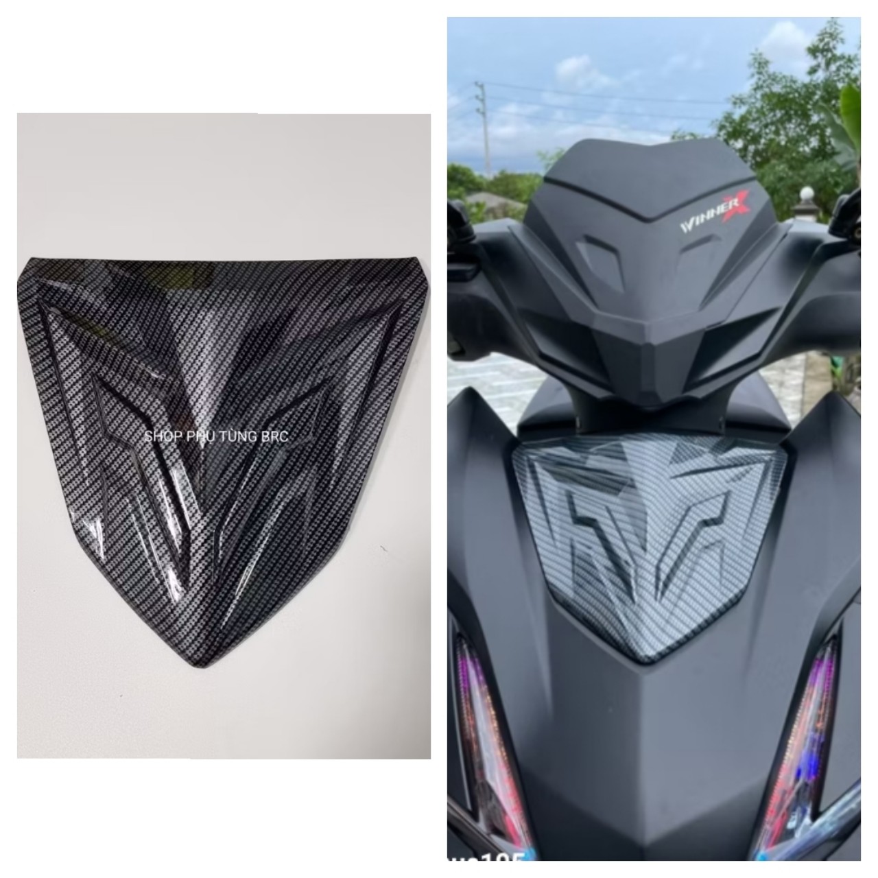 [ WINNER X V3 ] Ốp mặt nạ lắp xe WINNER X 2022 V3 ( có đủ 5 màu cho khách chọn, A/E chọn màu trên đơn hàng)