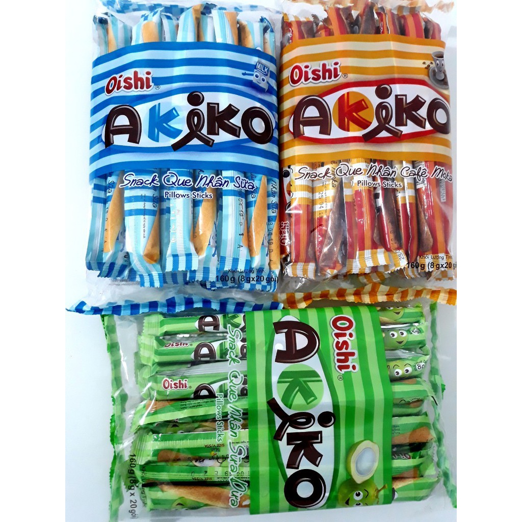 Gói Snack Que Nhân Akiko 160g