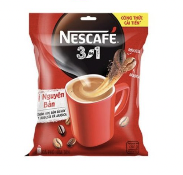 Cà phê hòa tan 3in1 Nescafe bịch 46 gói (date 2024)