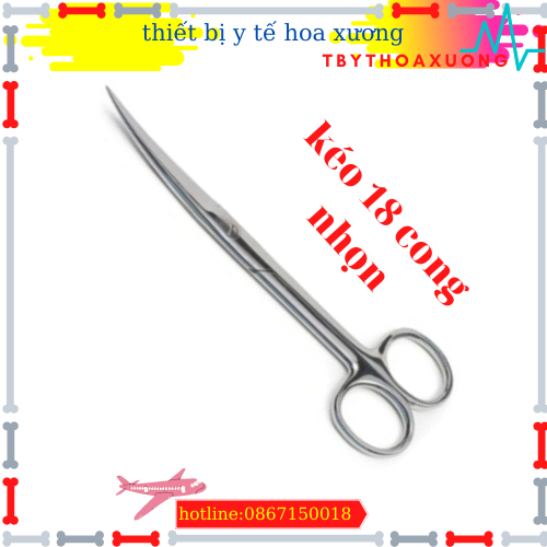 [FREESHIP] KÉO Y TẾ- KÉO CONG NHỌN 16CM